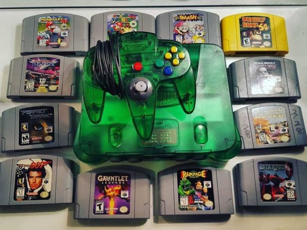 retro gaming consoles collection representing gaming culture